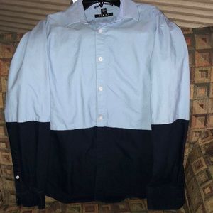 21 Men/Forever 21 Men’s Colorblock Dress Shirt